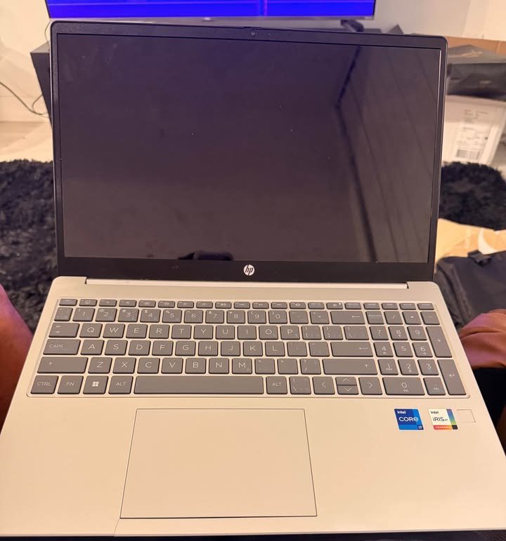 HP 15-inch Core i7 laptop with Intel Iris Xe graphics and FHD display