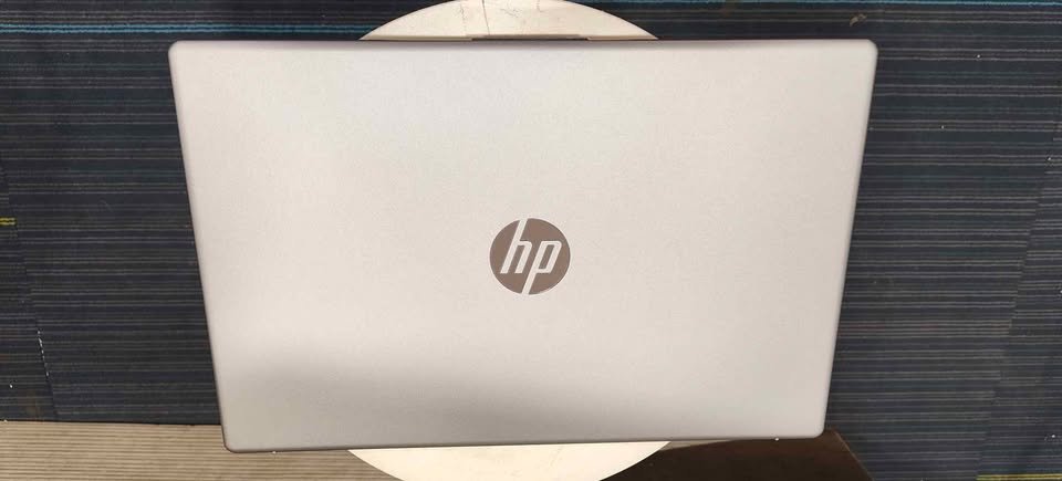 HP 250 G10 laptop top view showing silver metal finish and logo