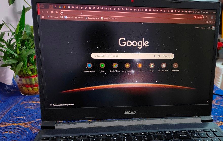Multiple Chrome tab open in DDR4 Ram Laptop